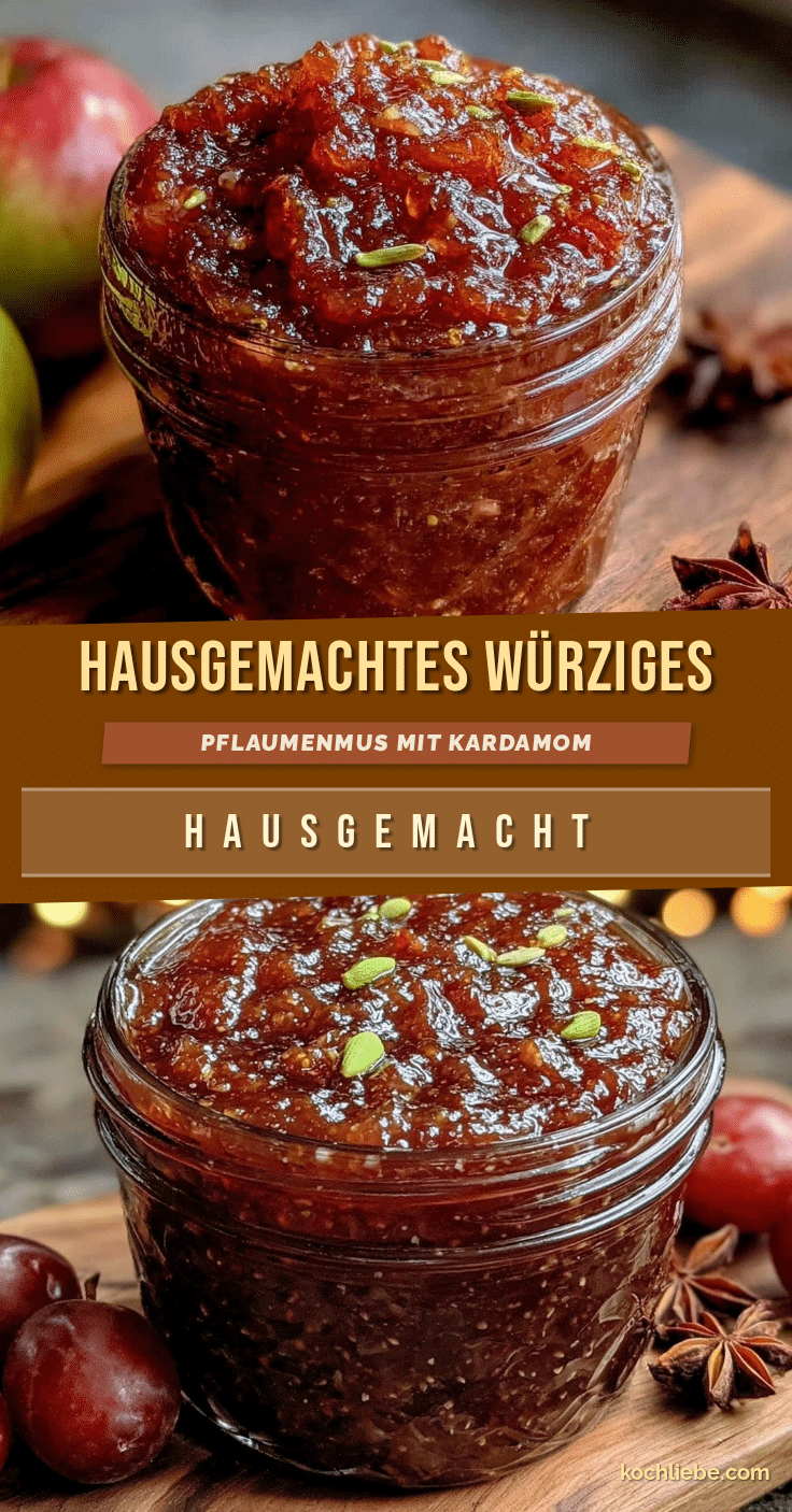 würziges Pflaumenmus mit Kardamom recipe