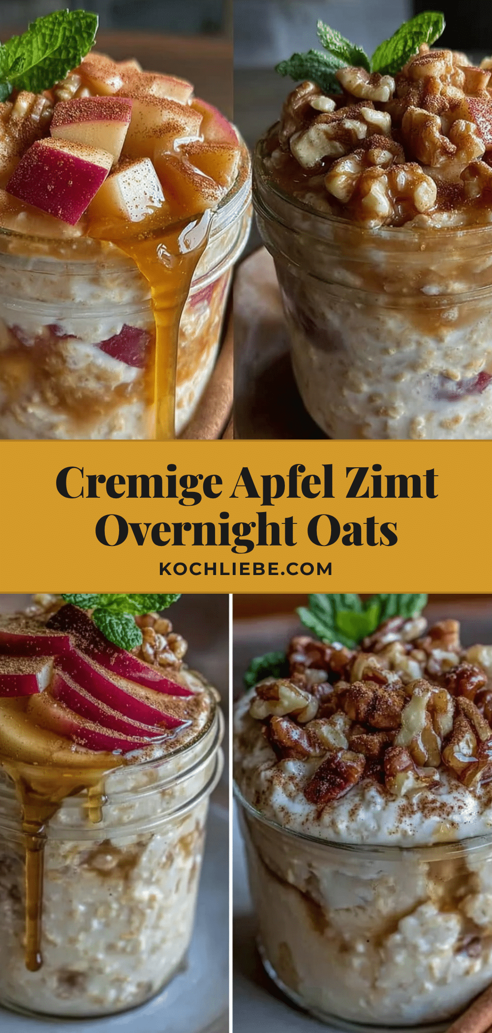 Apfel Zimt Overnight Oats recipe