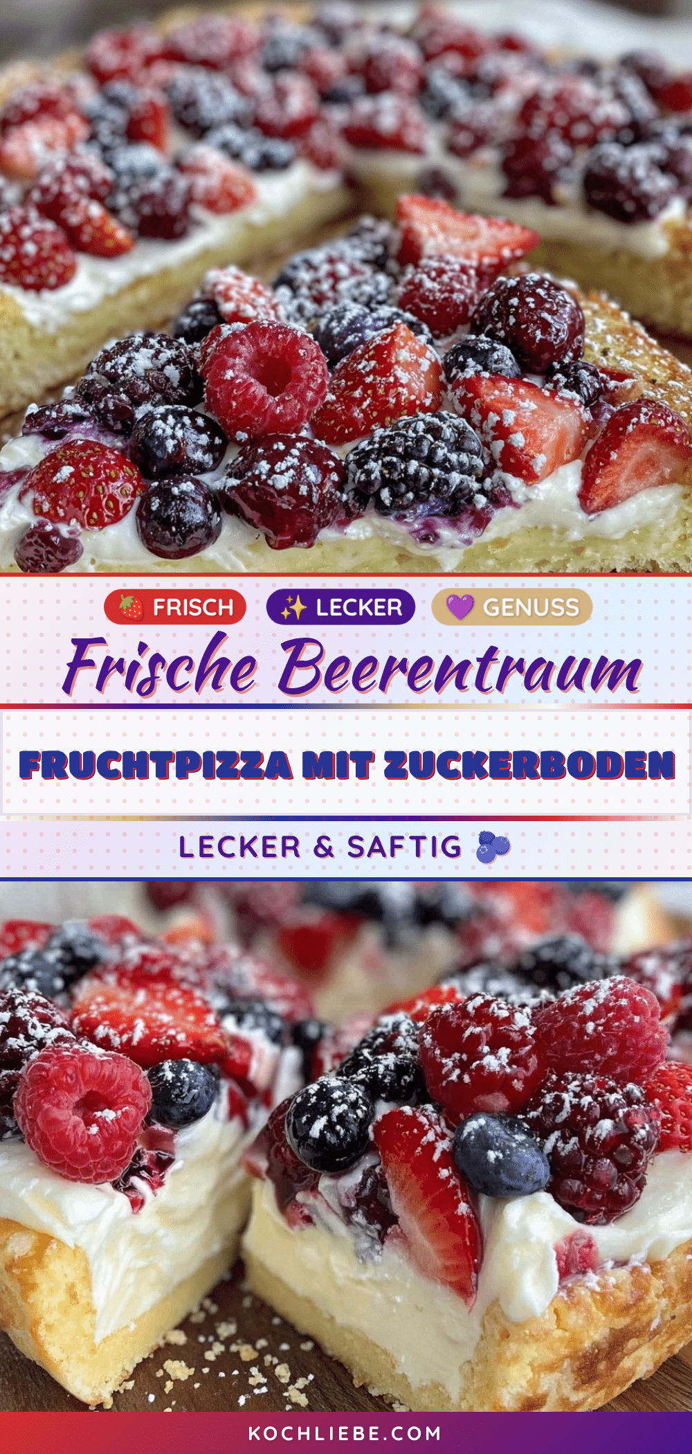 Beerentraum Fruchtpizza recipe