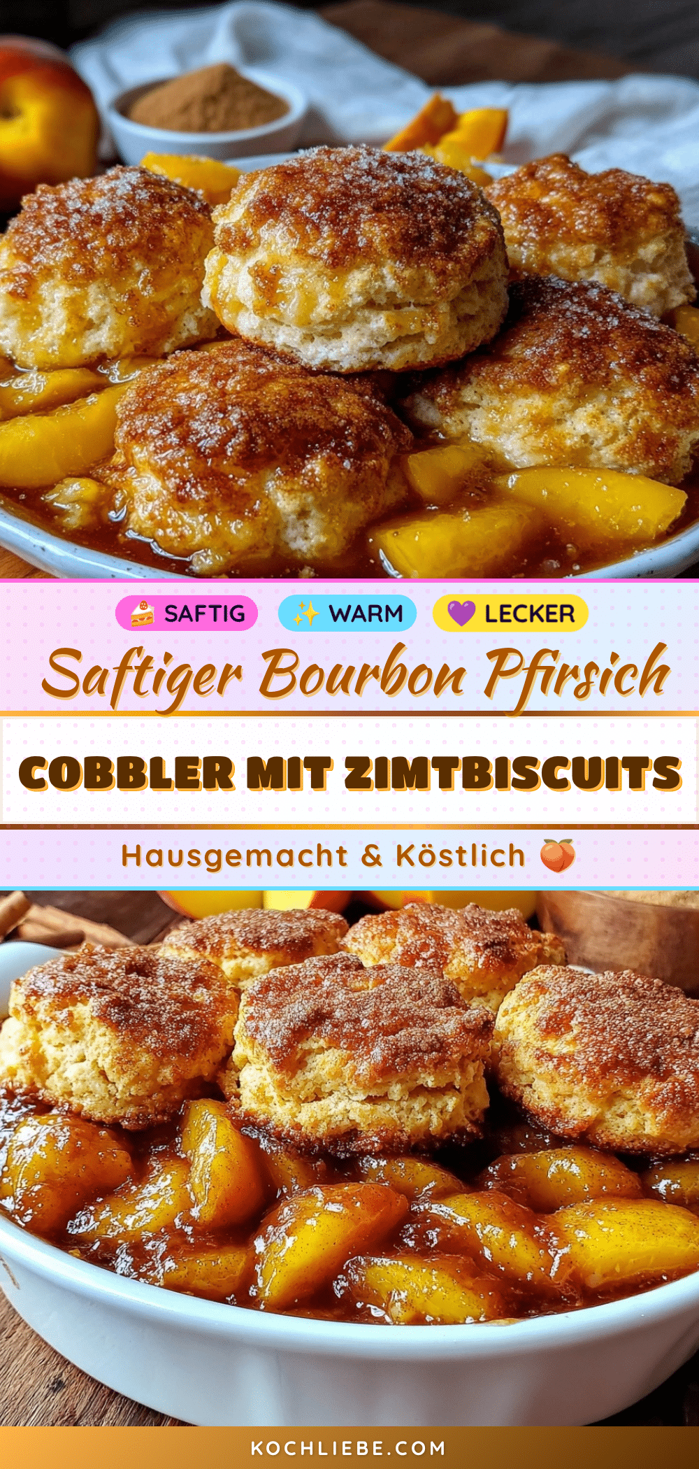 Bourbon Pfirsich Cobbler recipe