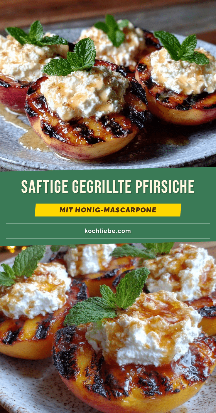cremige gegrillte pfirsiche recipe