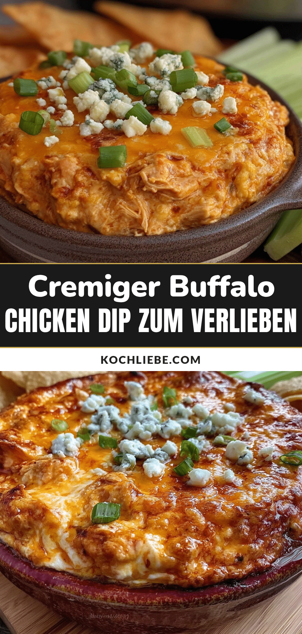 cremiger Buffalo Chicken Dip recipe