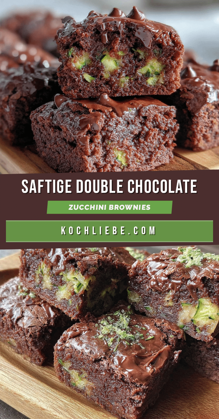 Double Chocolate Zucchini Brownies recipe