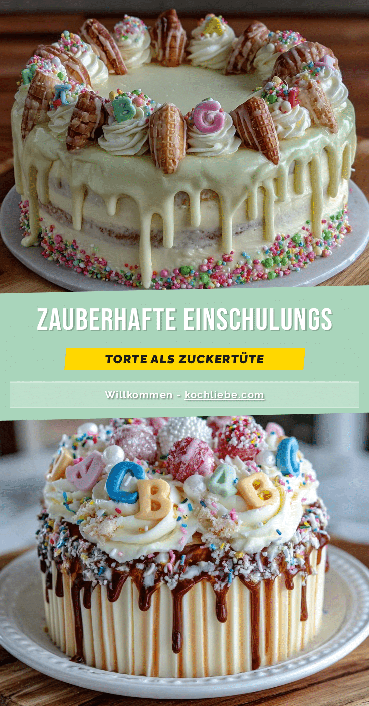 Einschulungs-Torte Zuckertüte recipe