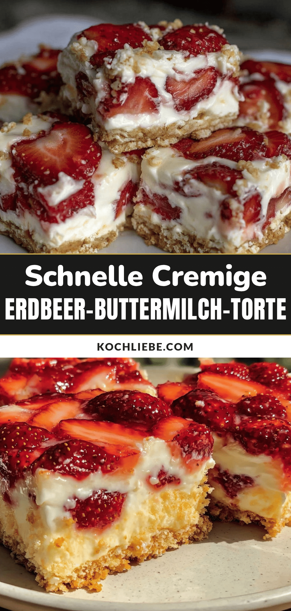 Erdbeer-Buttermilch-Torte recipe