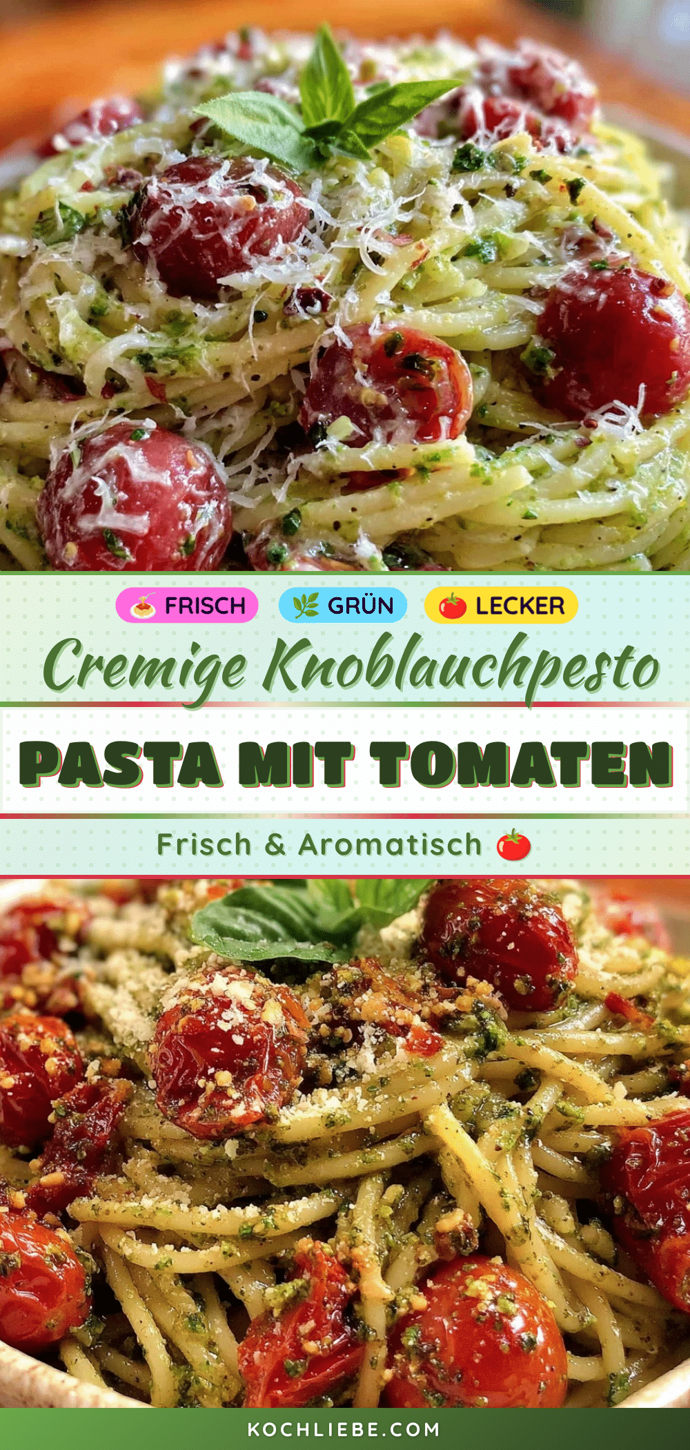 frische knoblauchpesto pasta recipe