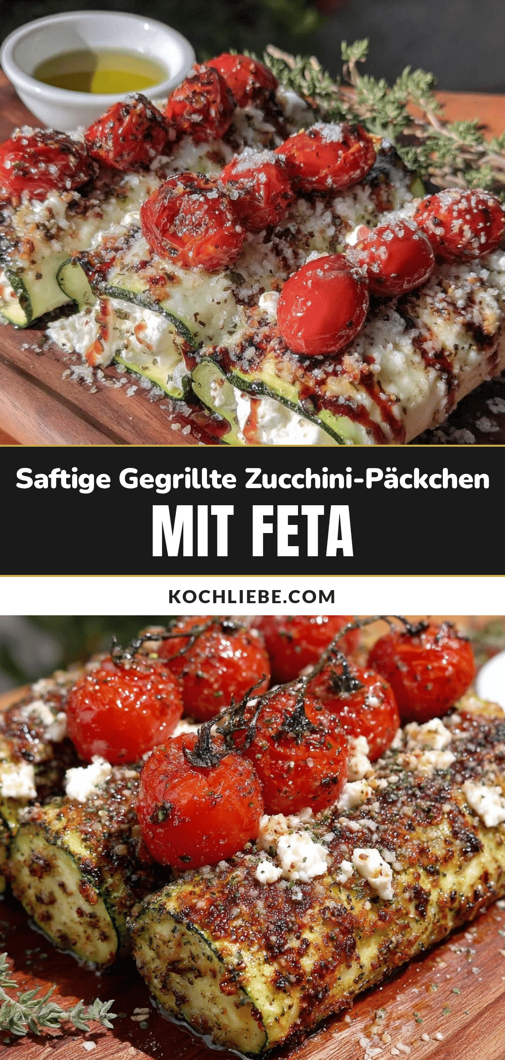 gegrillte zucchinipäckchen recipe