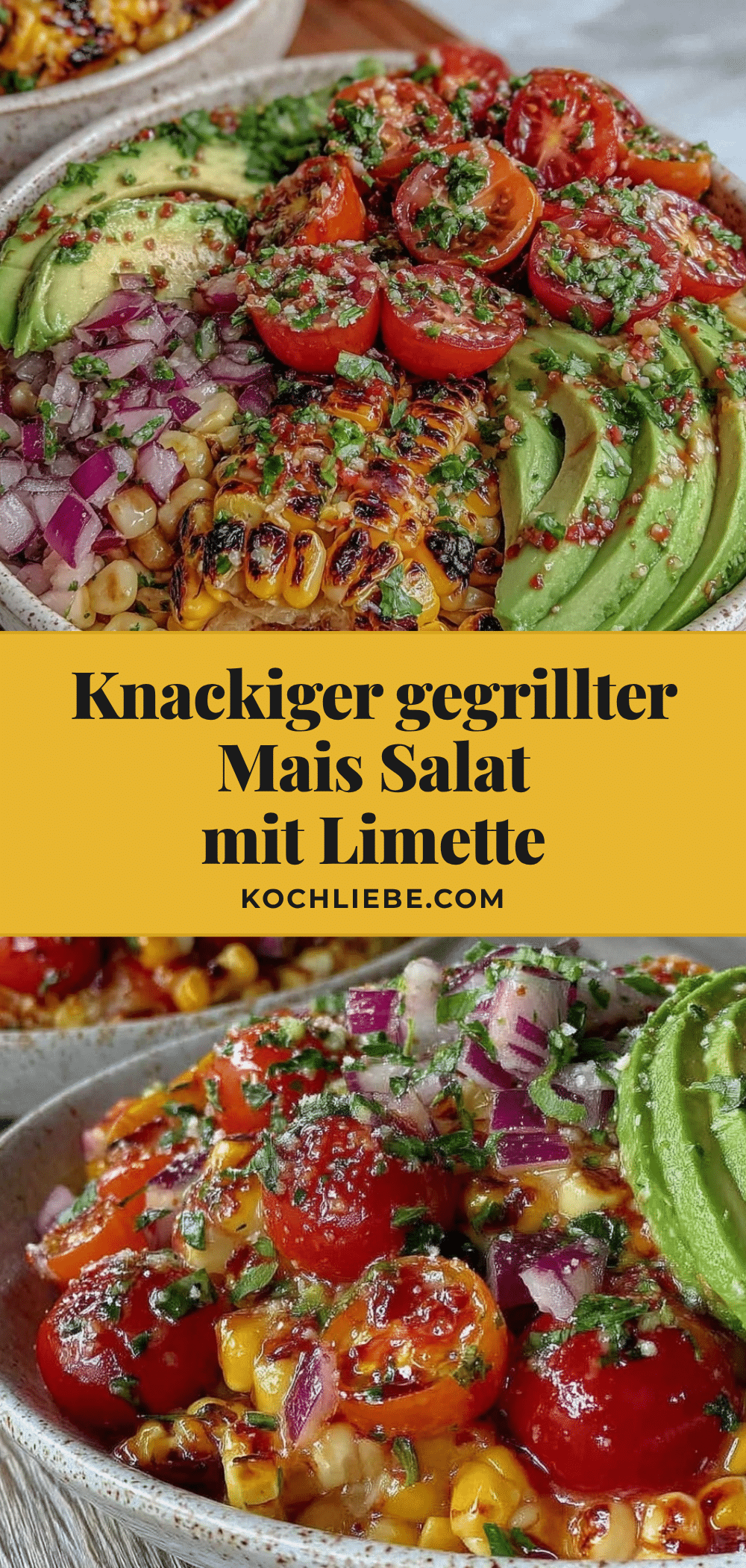 gegrillter mais salat recipe
