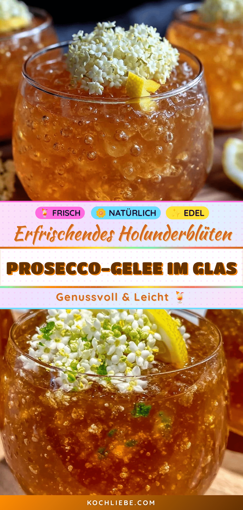 Holunderblüten-Prosecco-Gelee recipe