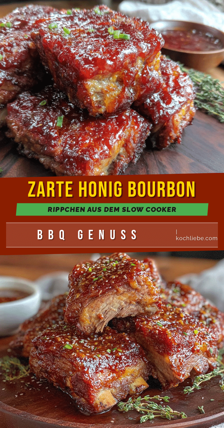 Honig Bourbon Rippchen Slow Cooker recipe