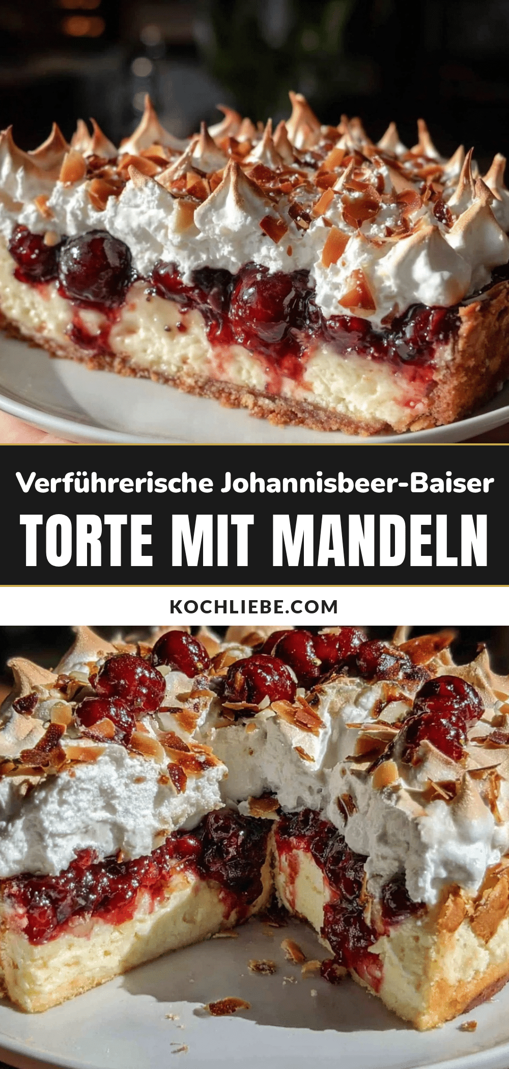 Johannisbeer-Baiser-Torte recipe