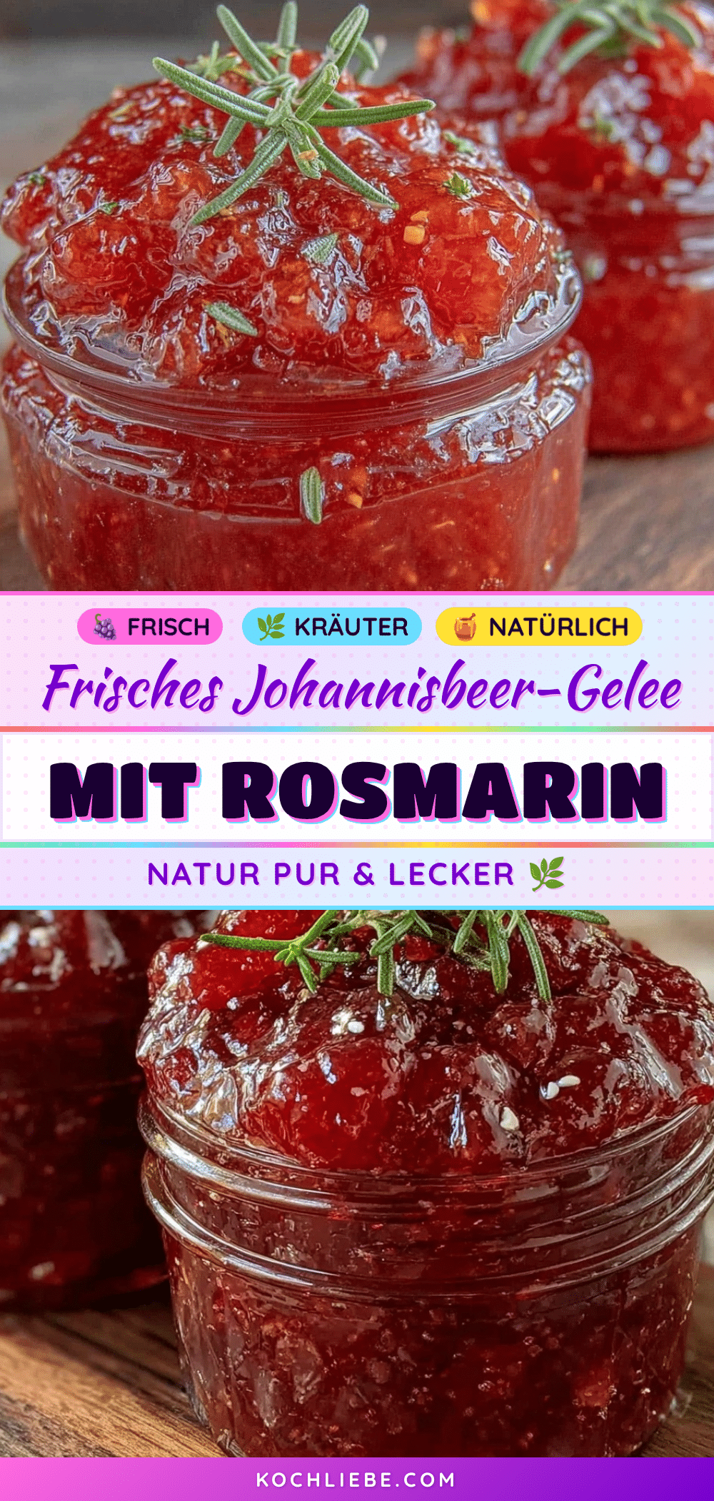 Johannisbeer-Gelee mit Rosmarin recipe