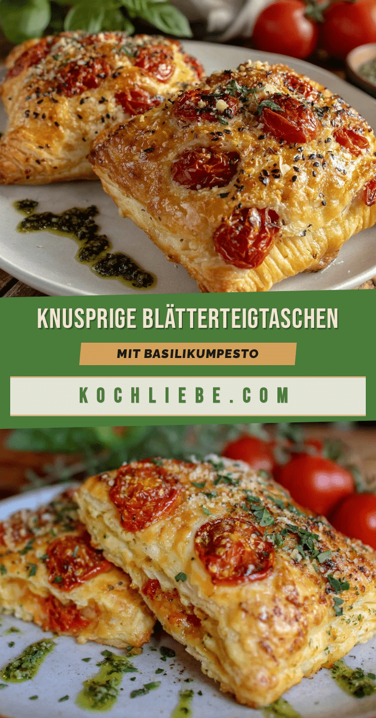 knusprige Blätterteig-Taschen recipe
