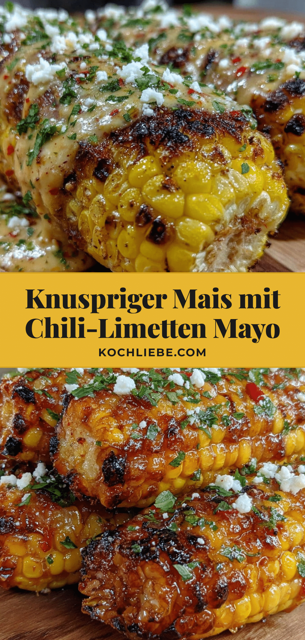 knuspriger Mais mit Chili-Limetten Mayo recipe