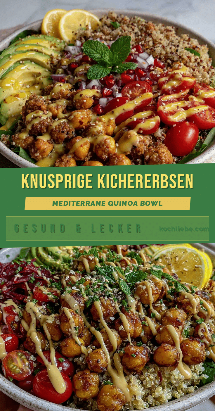 mediterrane Quinoa Bowl recipe