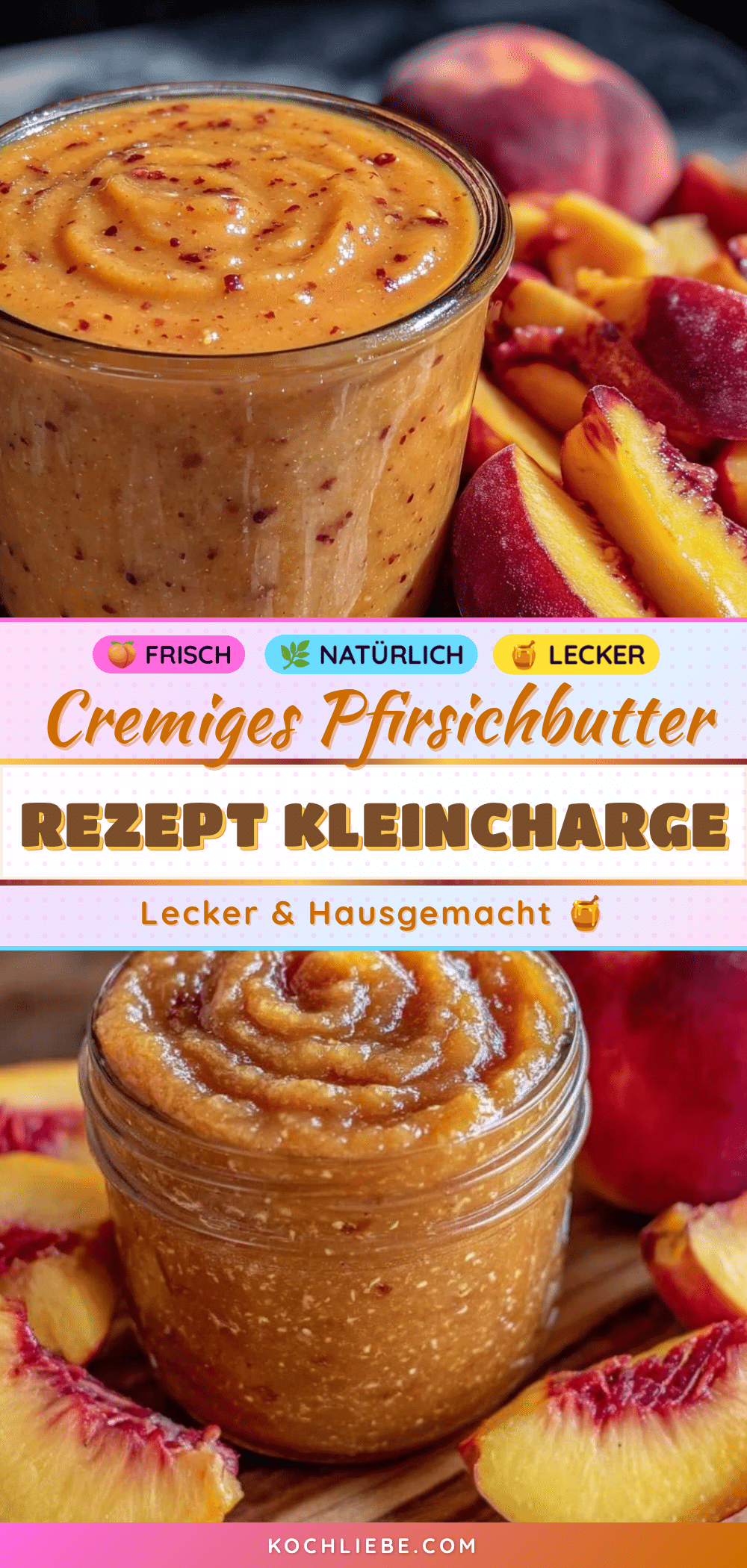 Pfirsichbutter hausgemacht recipe