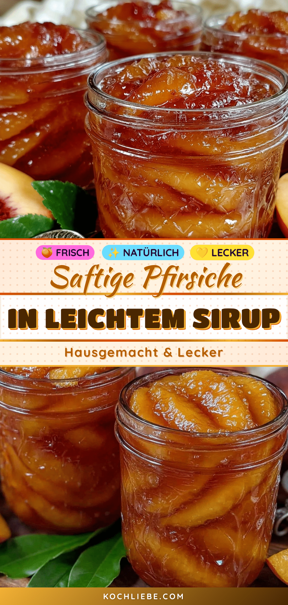 Pfirsiche einkochen recipe