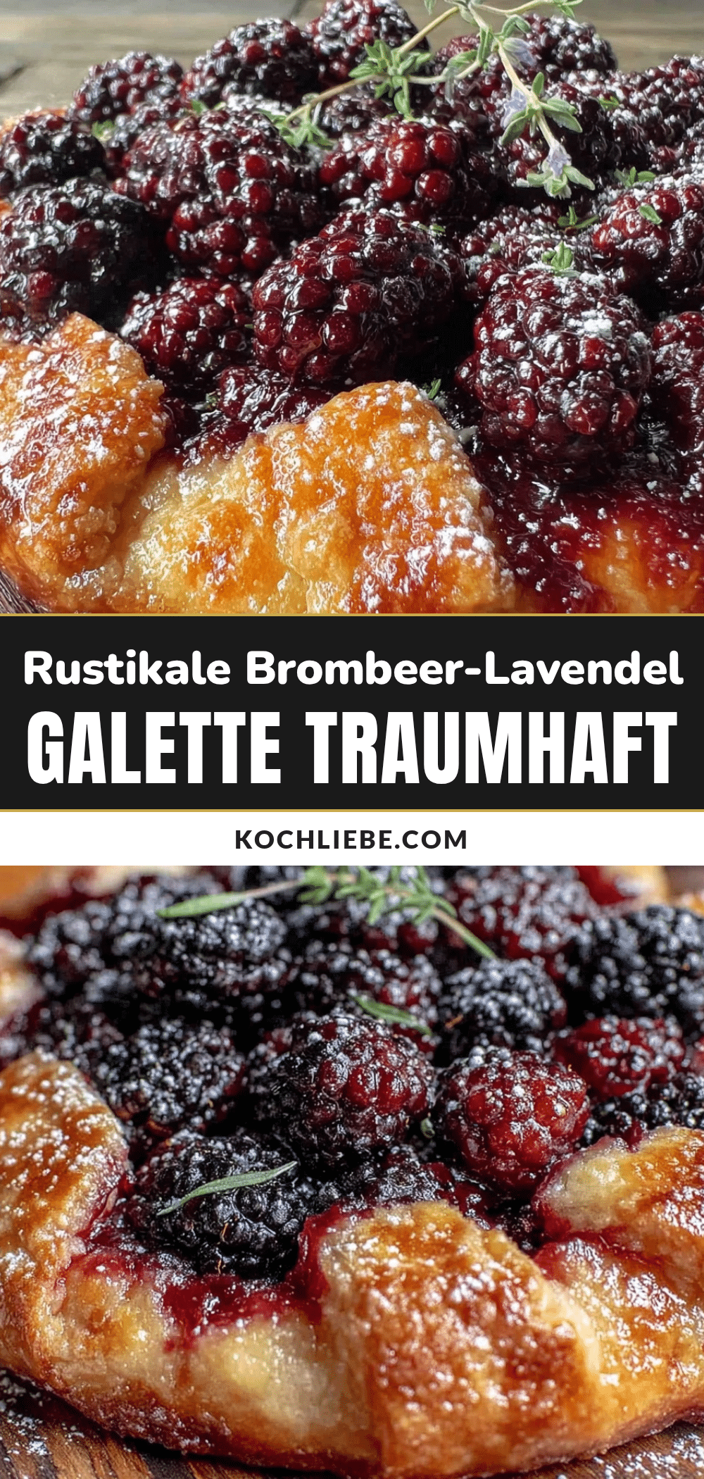rustikale brombeer-lavendel galette recipe