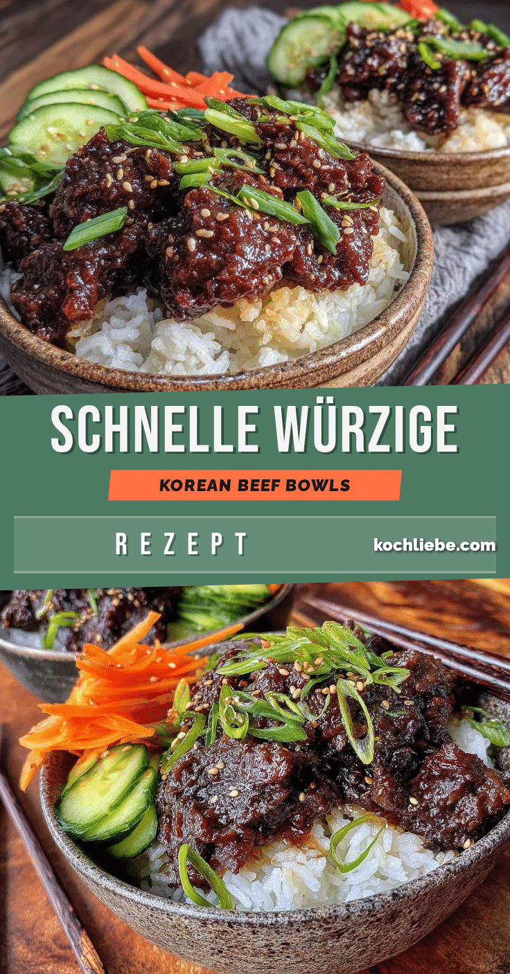 schnelle würzige korean beef bowls recipe