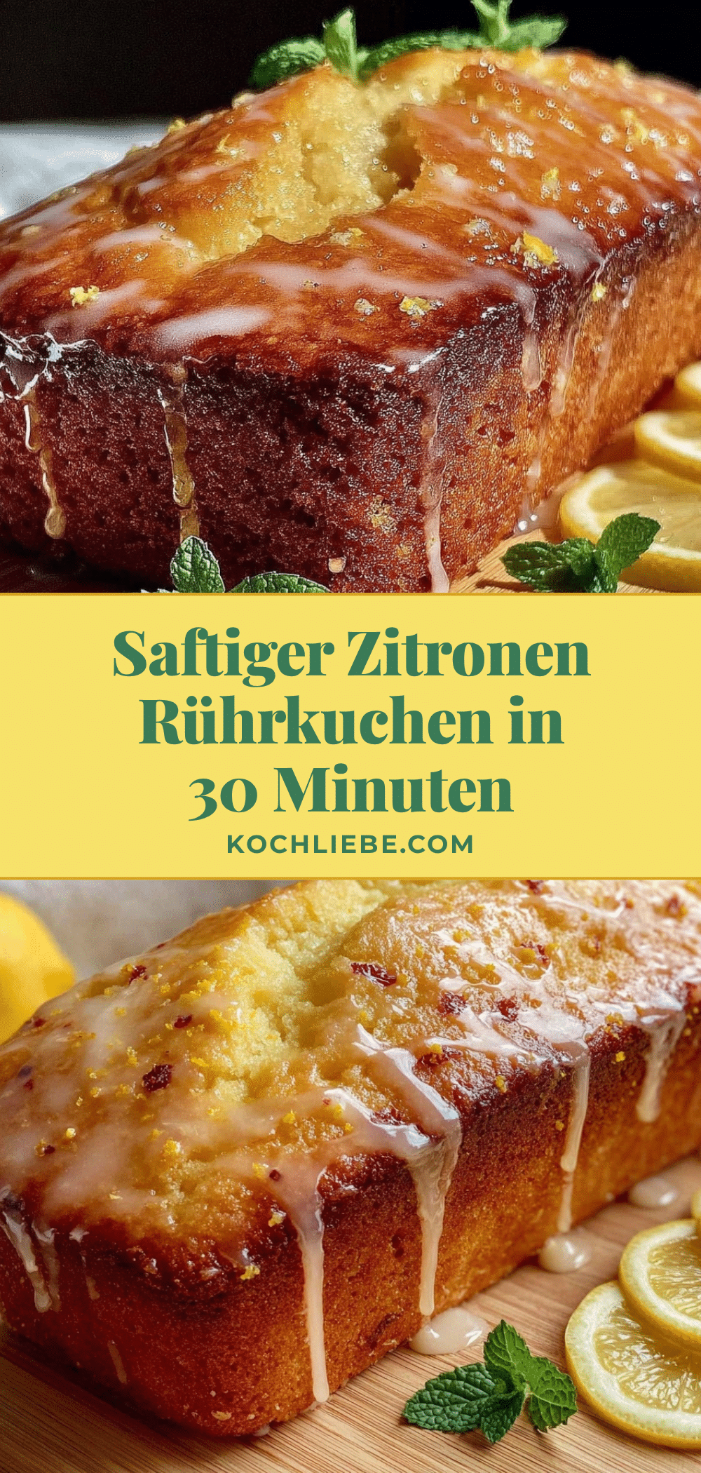 schneller Zitronen Rührkuchen recipe