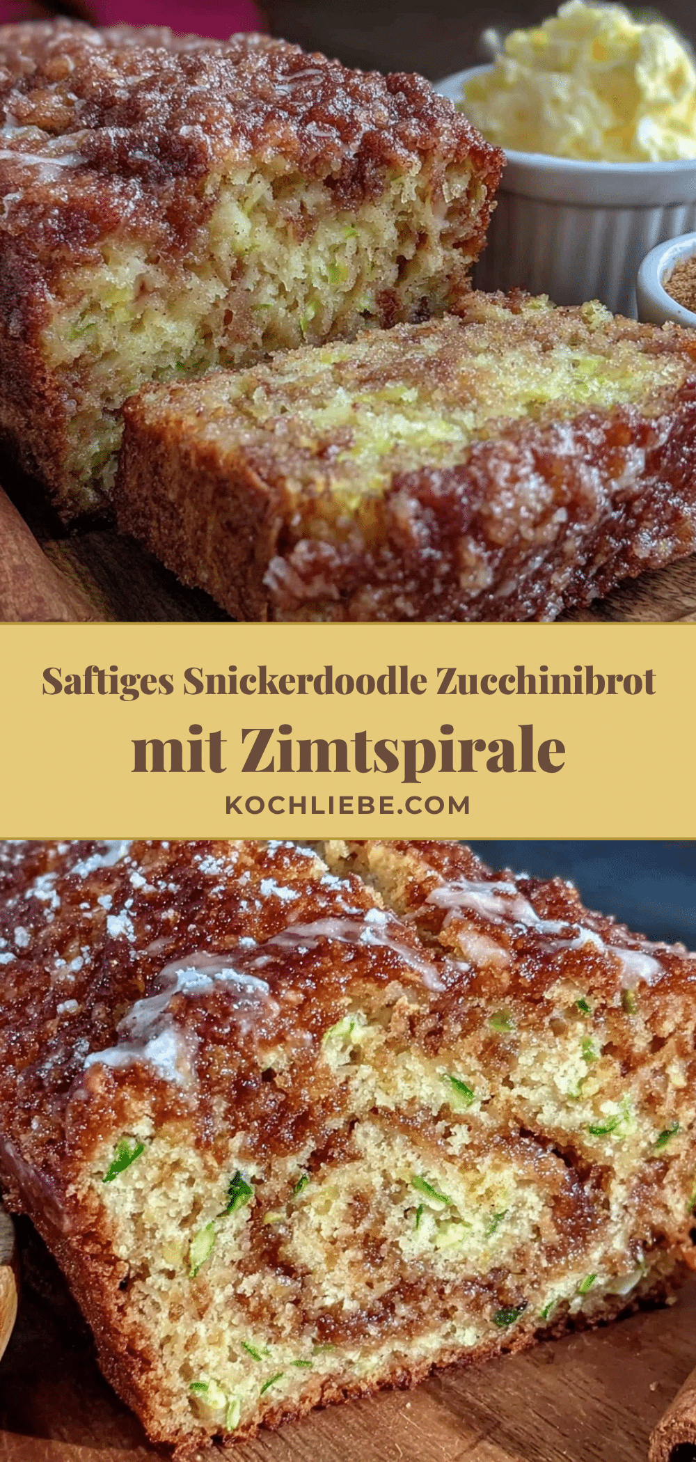Snickerdoodle Zucchinibrot recipe
