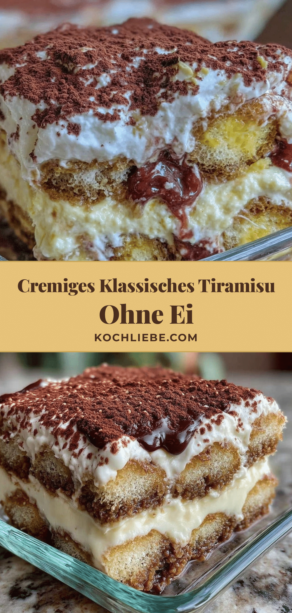 Tiramisu ohne Ei recipe