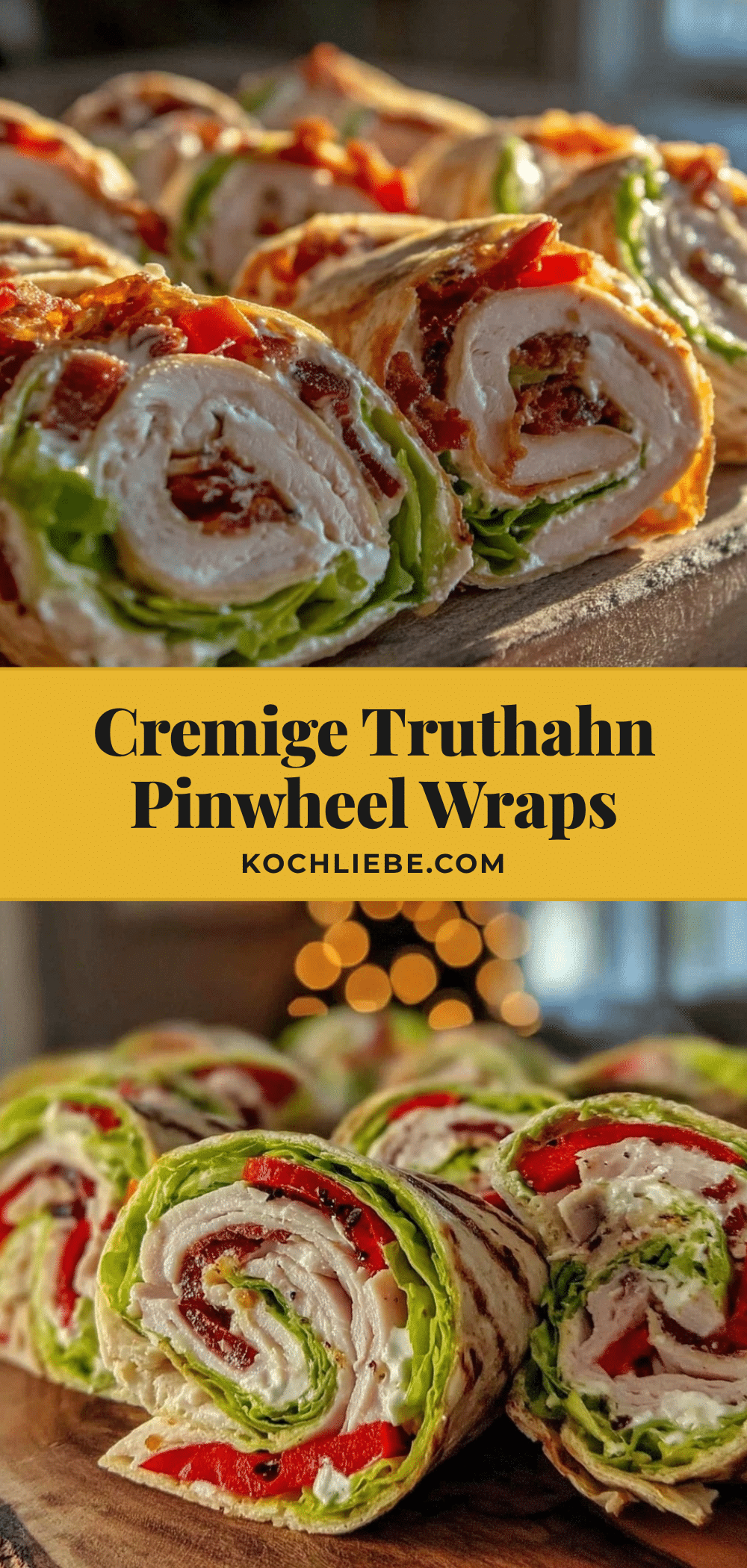 Truthahn Pinwheel Wraps recipe