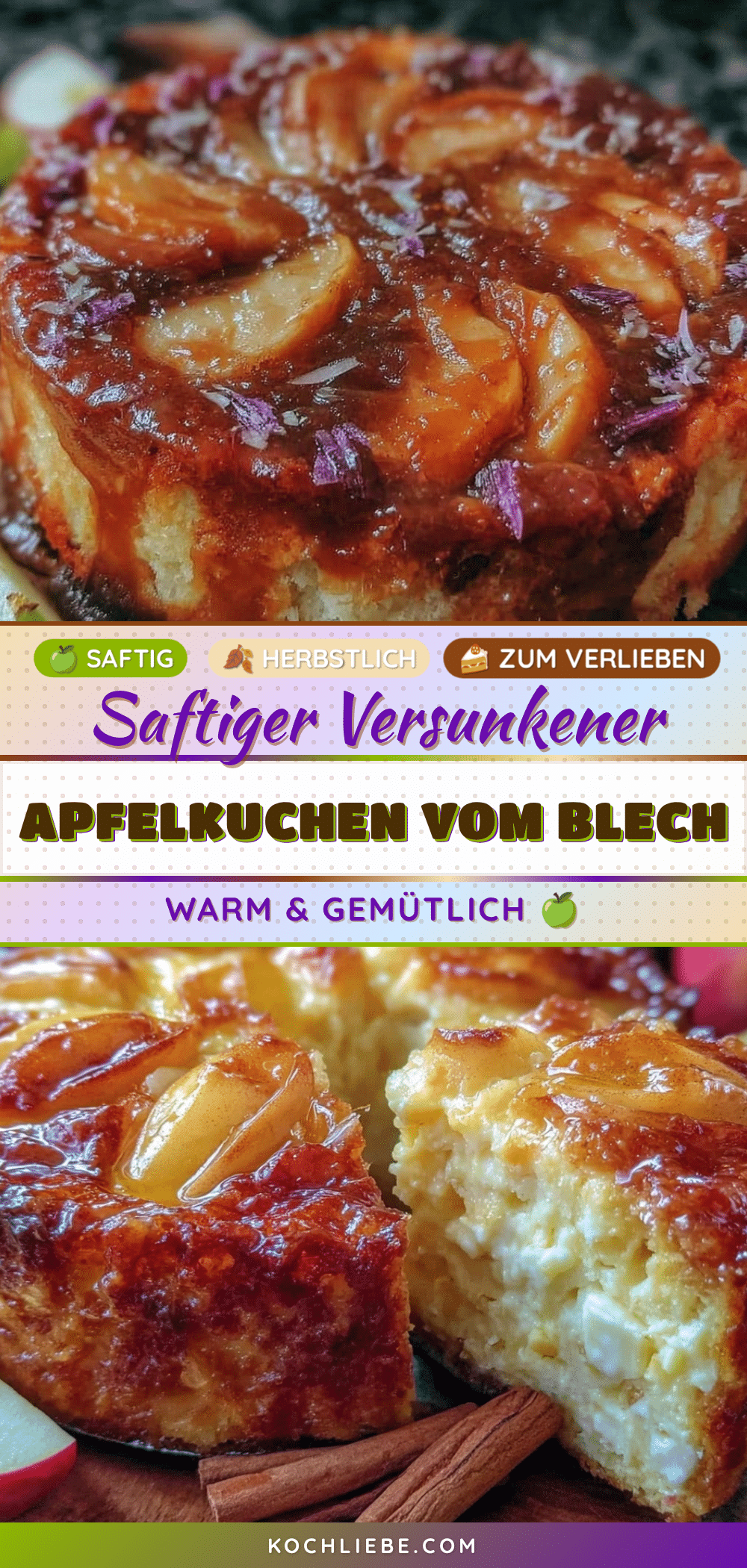 versunkener Apfelkuchen vom Blech recipe