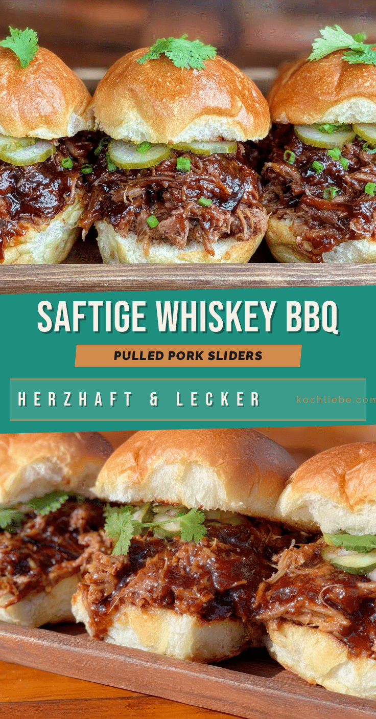 Whiskey BBQ Pulled Pork Sliders recipe