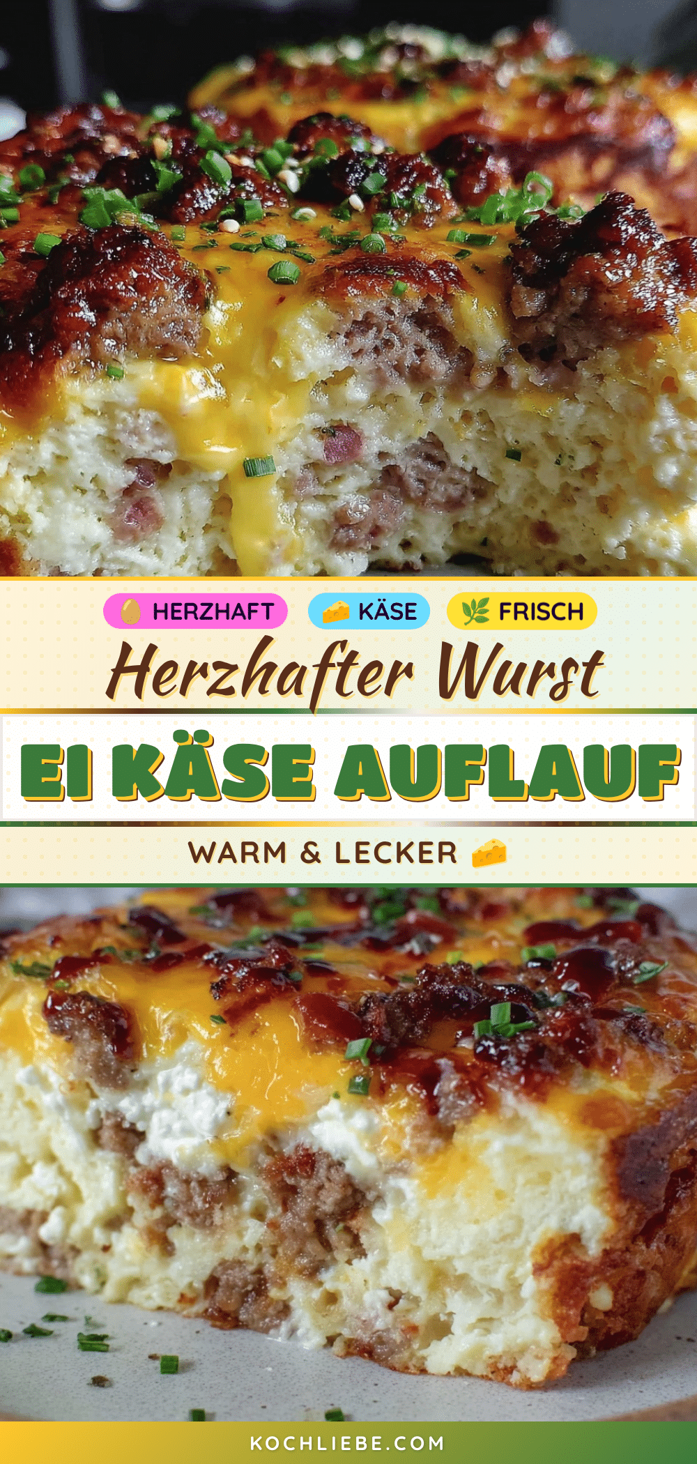 Wurst Ei Käse Auflauf recipe