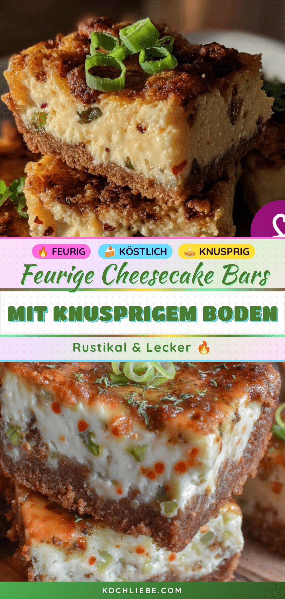 Würzige Firecracker Cheesecake Bars recipe