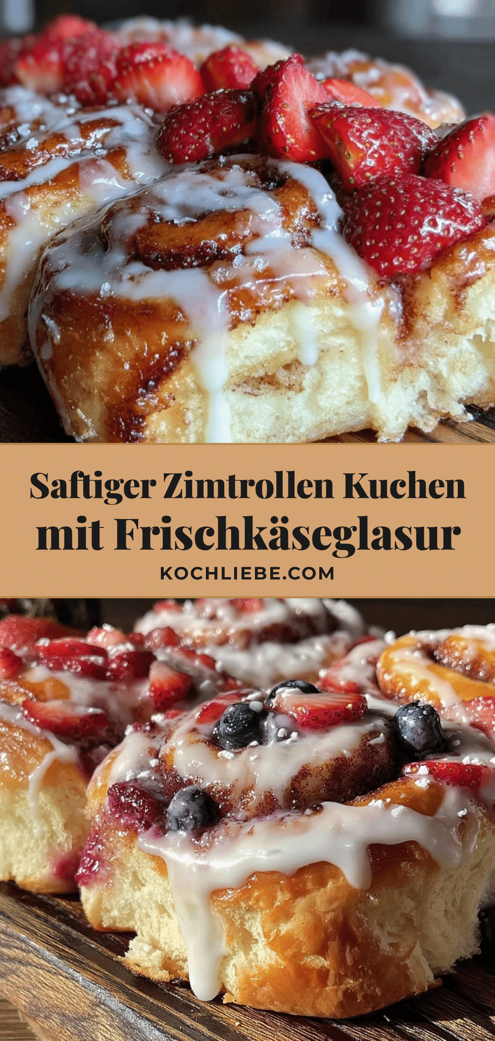 Zimtrollen Kuchen recipe