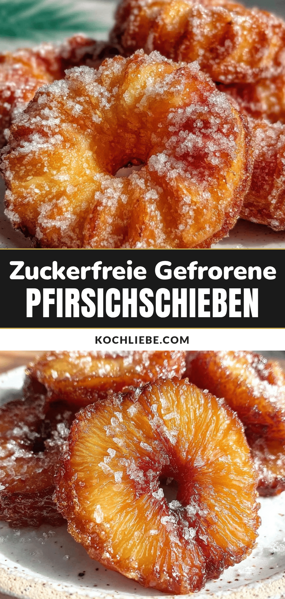 zuckerfreie gefrorene Pfirsichscheiben recipe