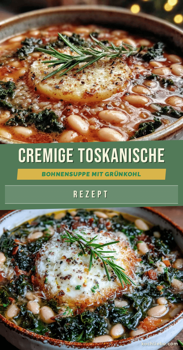 cremige toskanische Bohnensuppe mit Grünkohl recipe