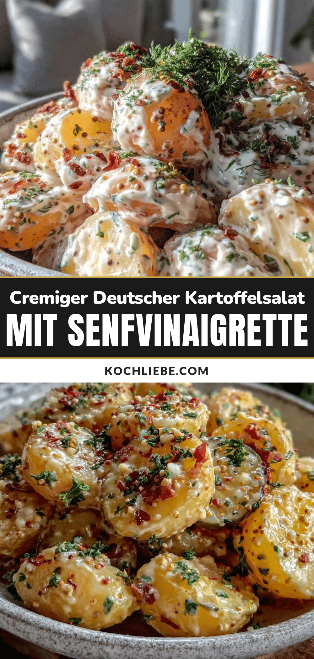cremiger deutscher Kartoffelsalat recipe