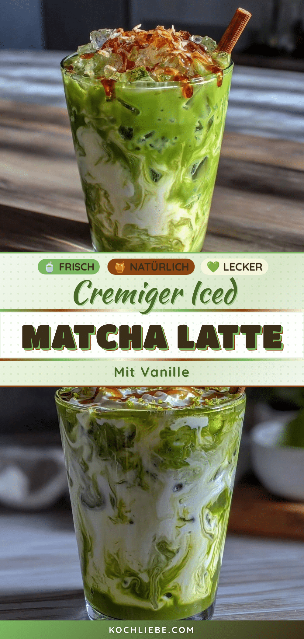 cremiger iced matcha latte recipe
