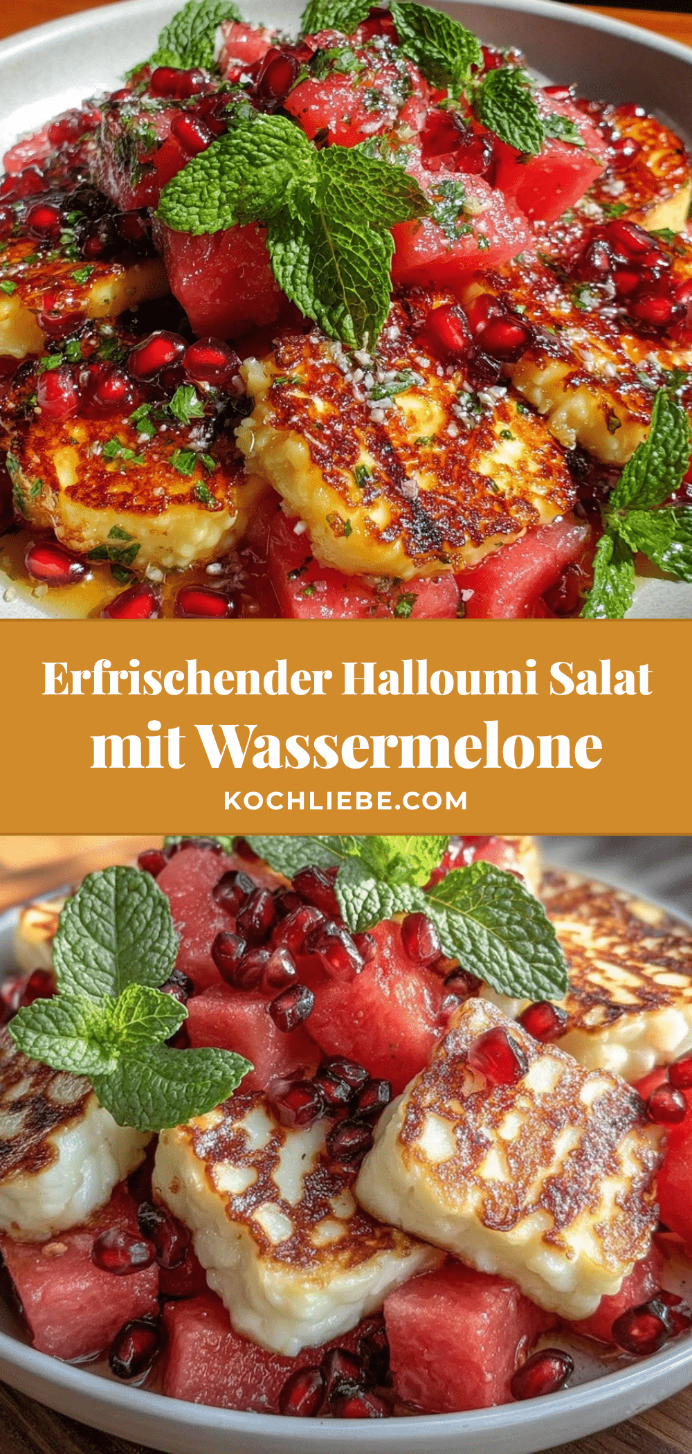Halloumi Salat recipe