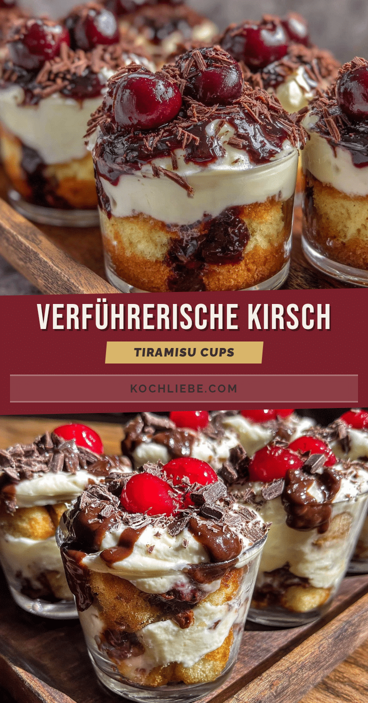 Kirsch Tiramisu Cups recipe