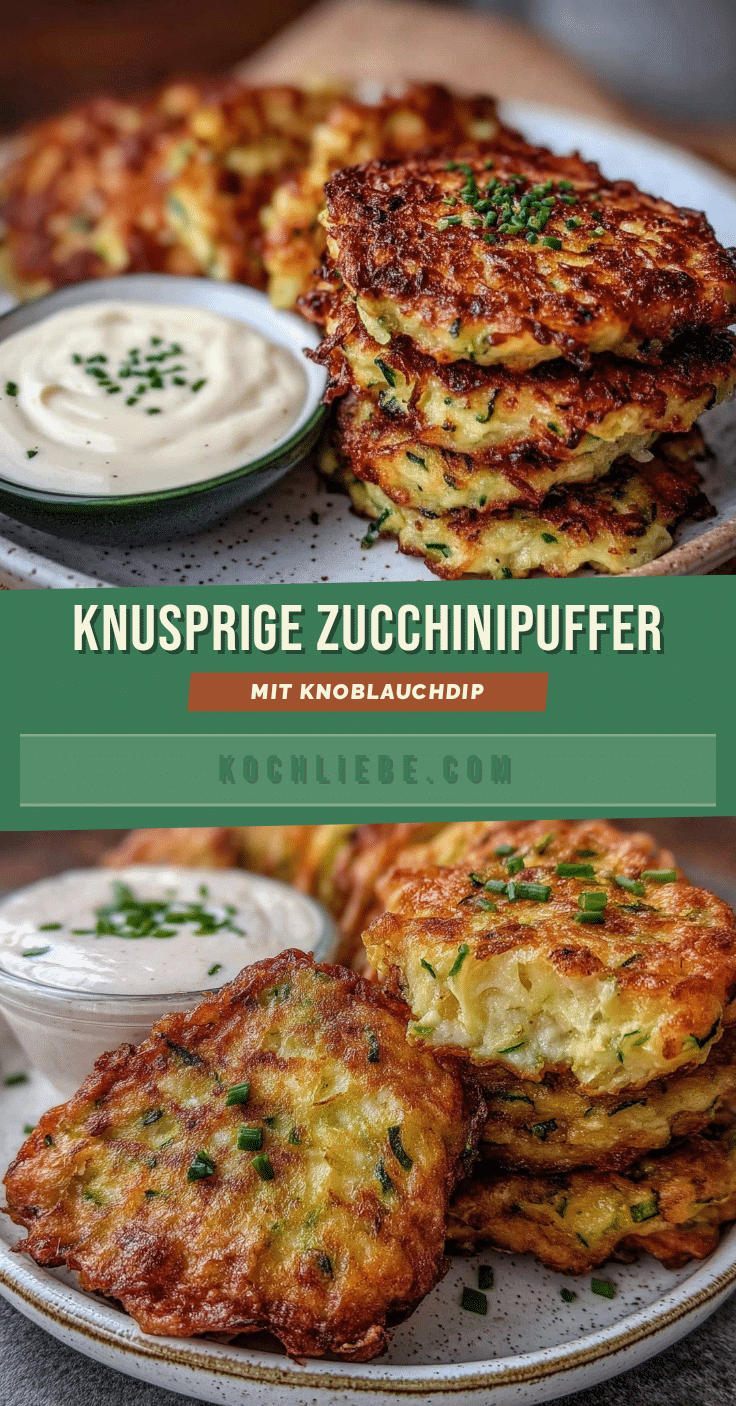 knusprige zucchinipuffer recipe
