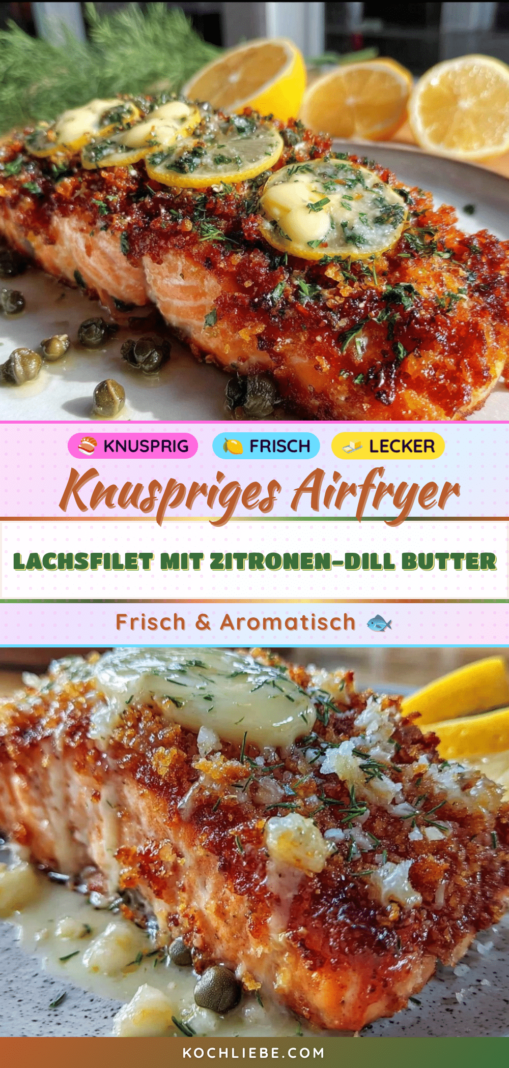 knuspriges lachsfilet airfryer recipe