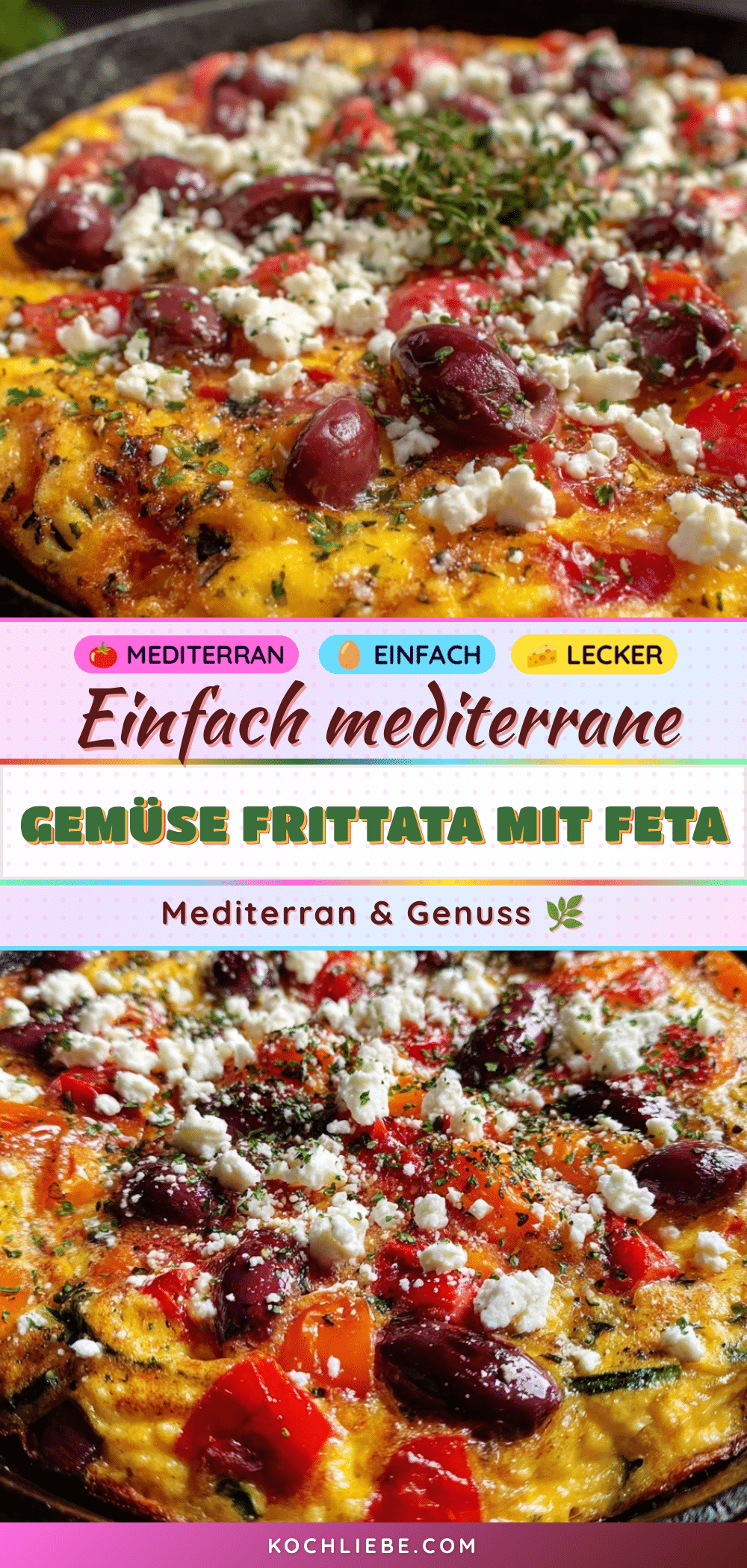 mediterrane Gemüse Frittata recipe
