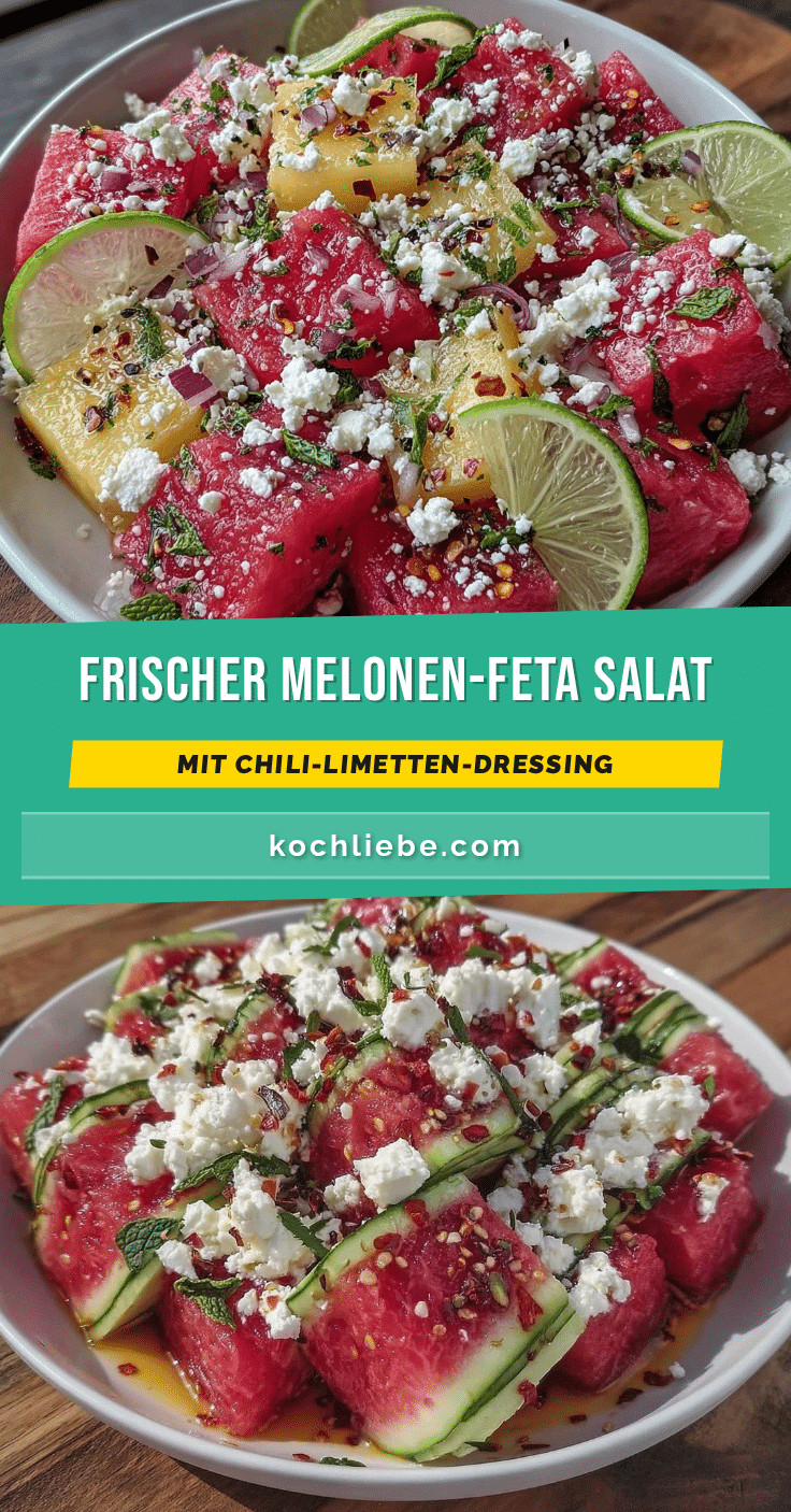 Melonen-Feta Salat recipe