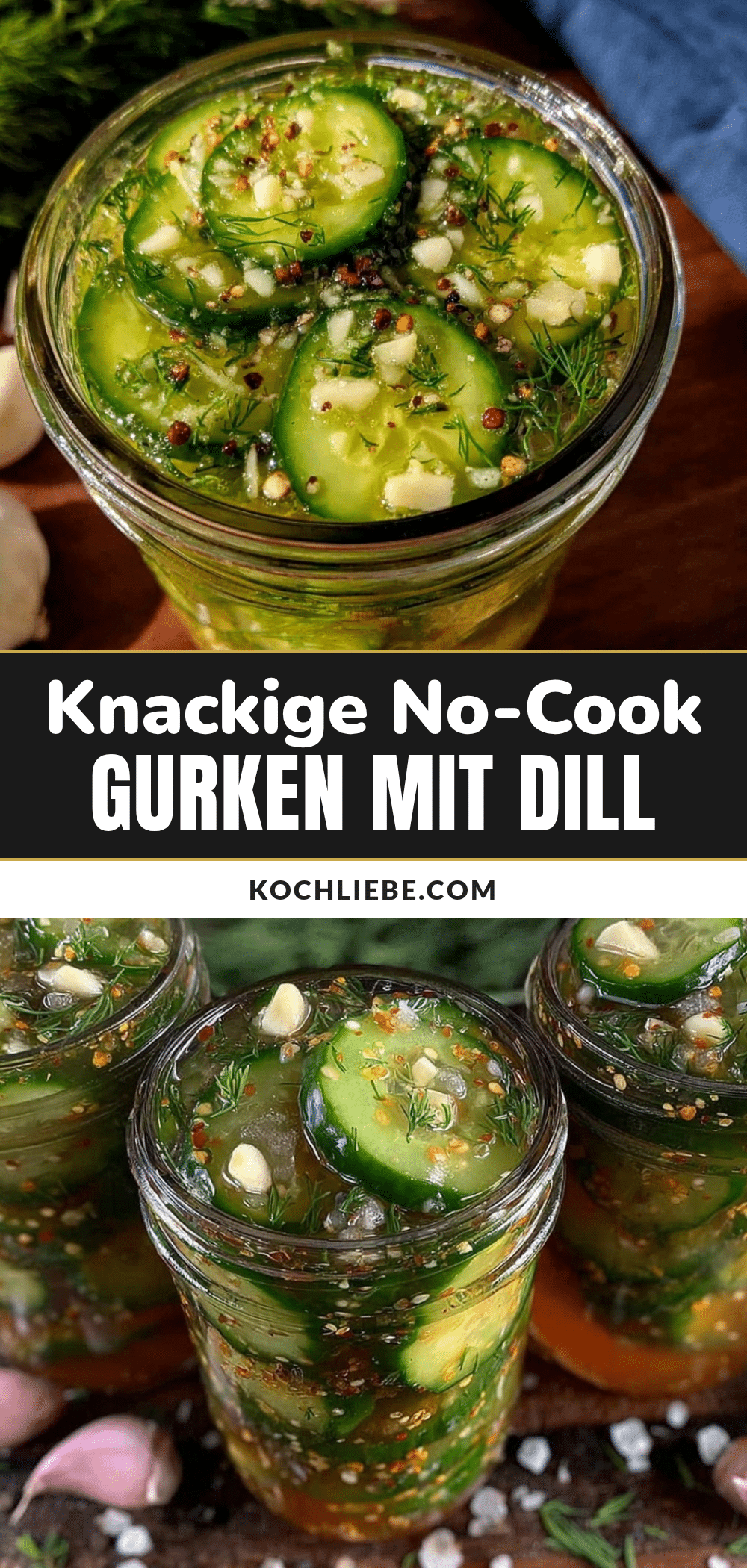 No-Cook Gurken mit Dill recipe