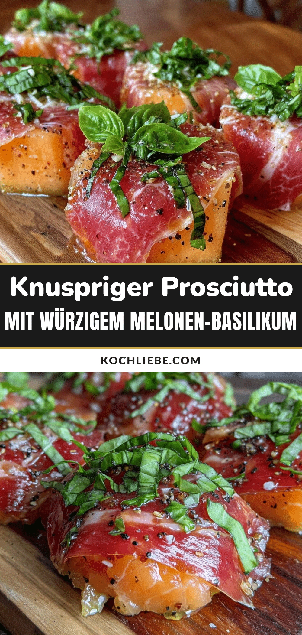 Prosciutto-Melonen-Snack recipe
