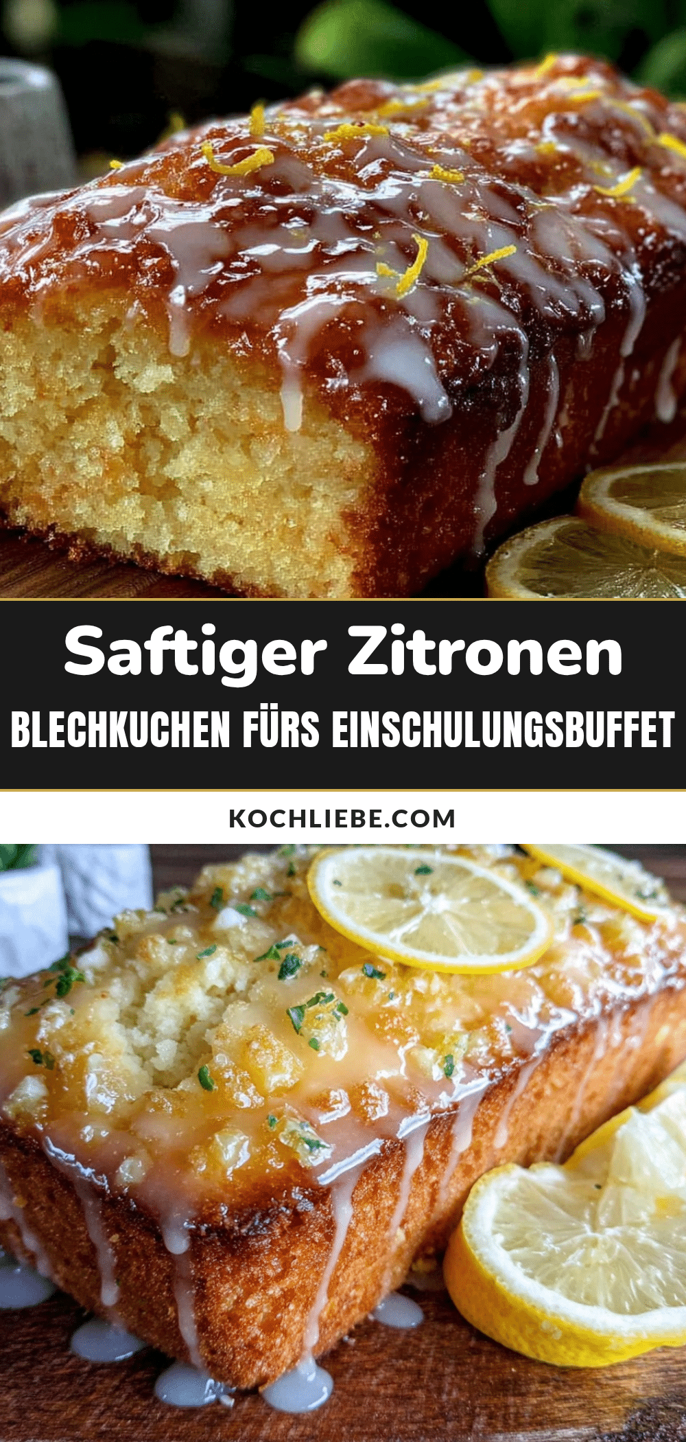 saftiger zitronen blechkuchen recipe