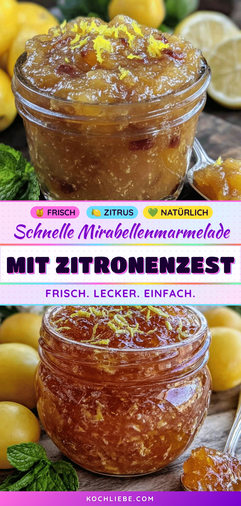 schnelle Mirabellenmarmelade recipe