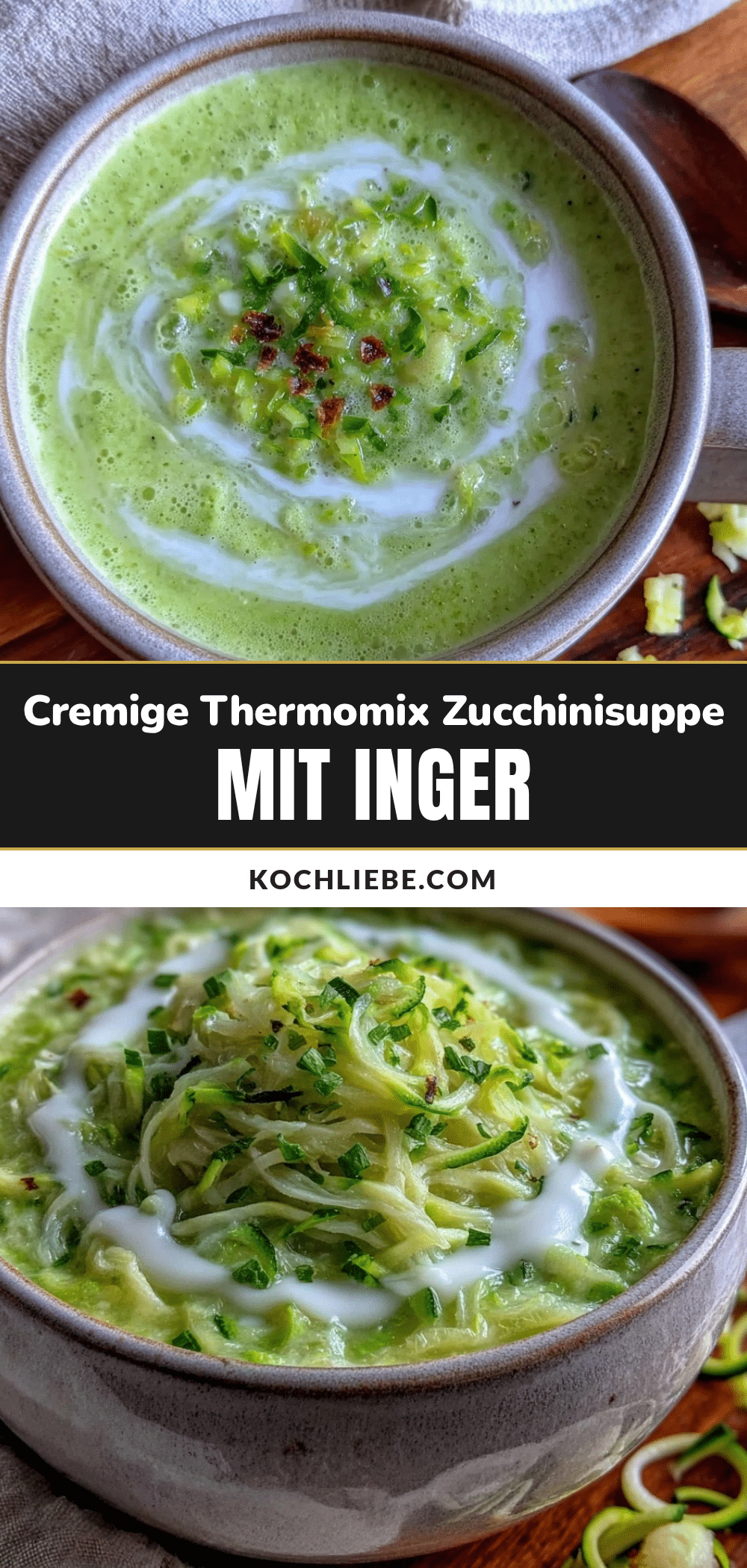 schnelle Thermomix Zucchinisuppe recipe