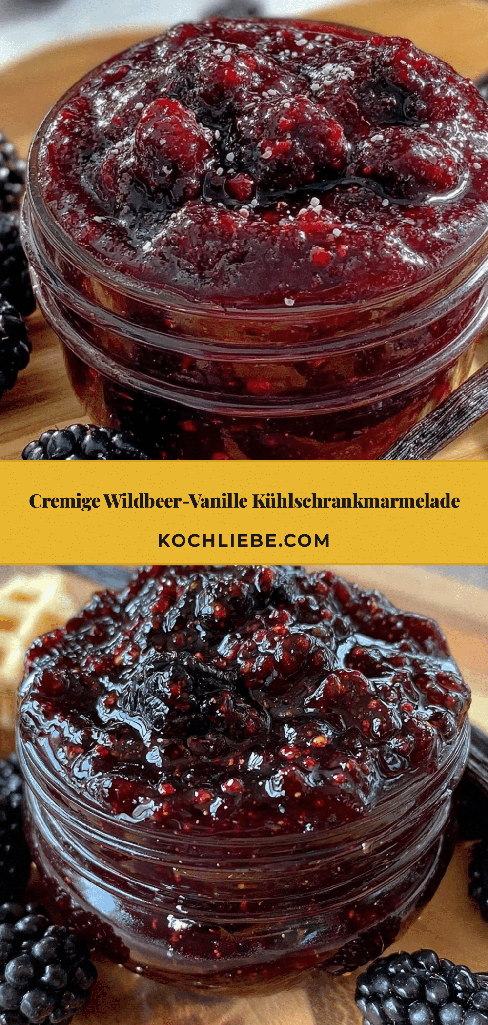 Wildbeer-Vanille Kühlschrankmarmelade recipe