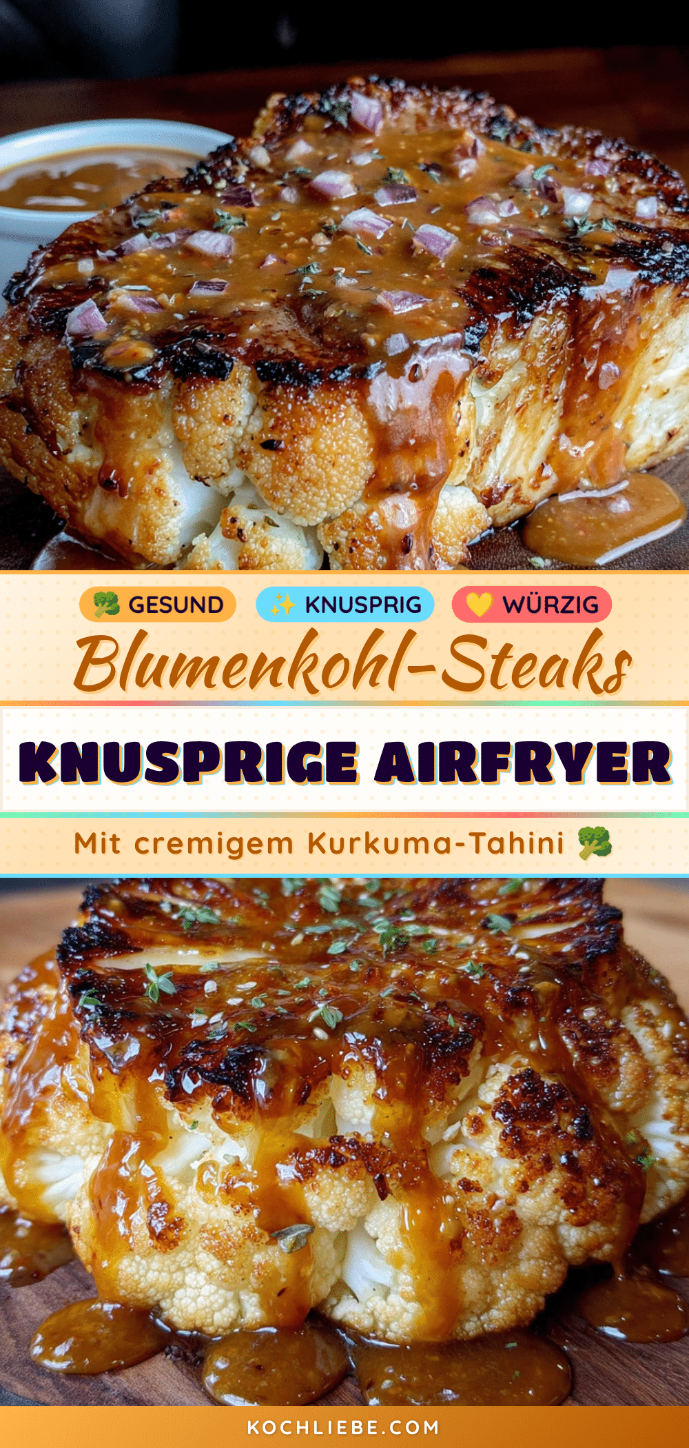 Airfryer Blumenkohl-Steaks recipe