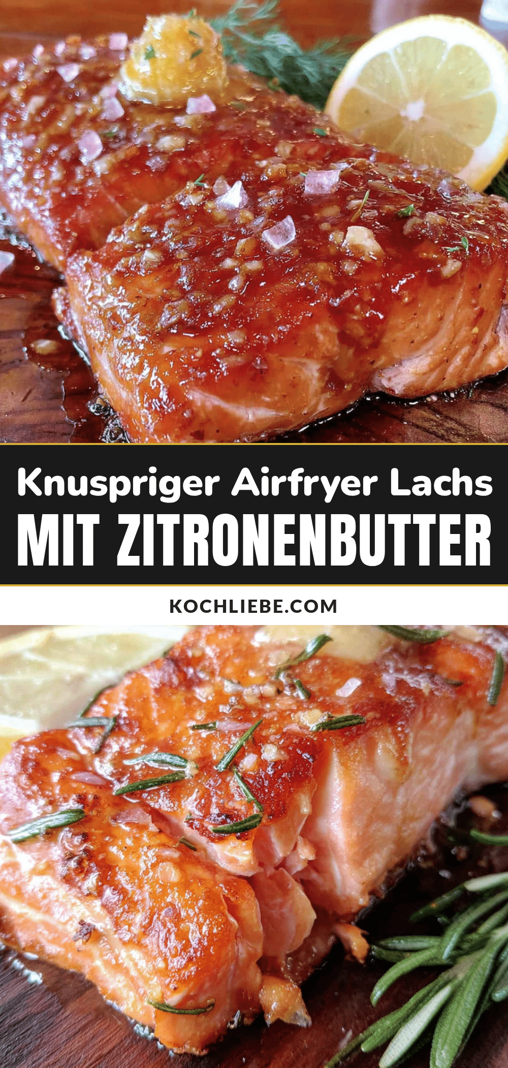 Airfryer Lachs mit Zitronenbutter recipe